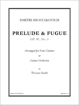 Prelude & Fugue, Op. 87, No.1 Guitar and Fretted sheet music cover